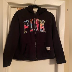 PINK Victoria’s Secret reversible fleece jacket